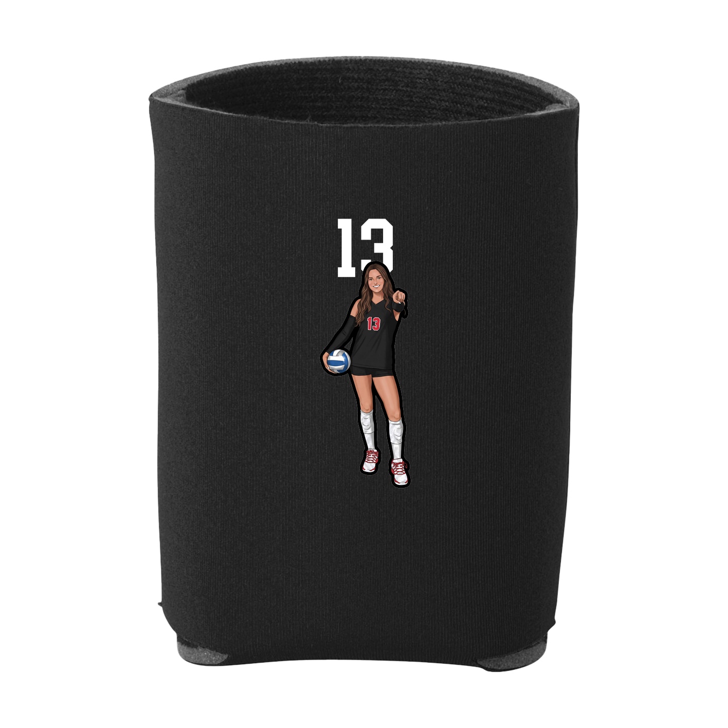 Can Holder — Number Top in Black