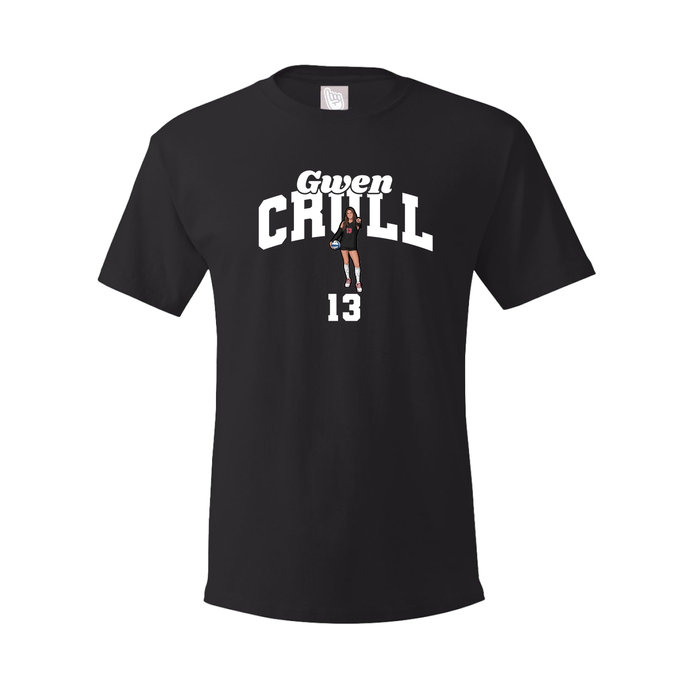 Youth Tee — Signature Arch in Black