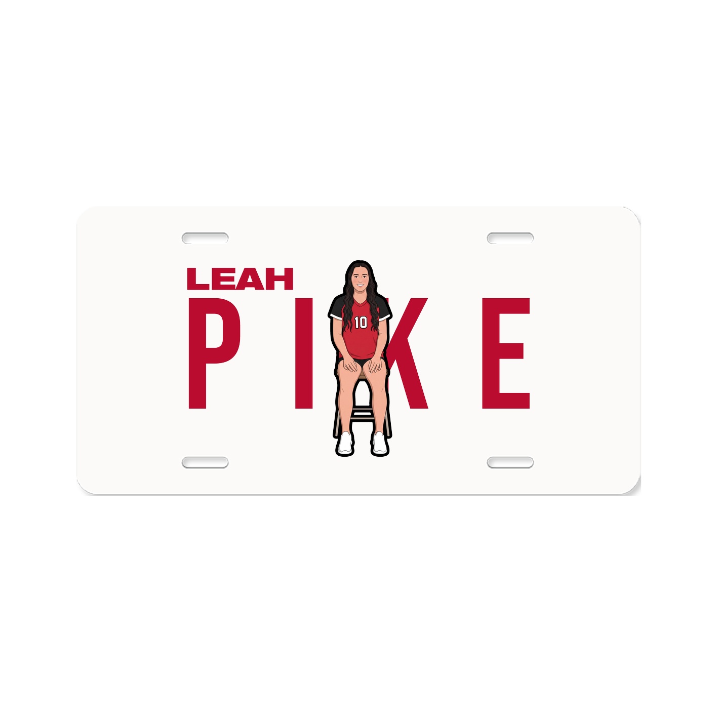 License Plate — Player Name in Classic