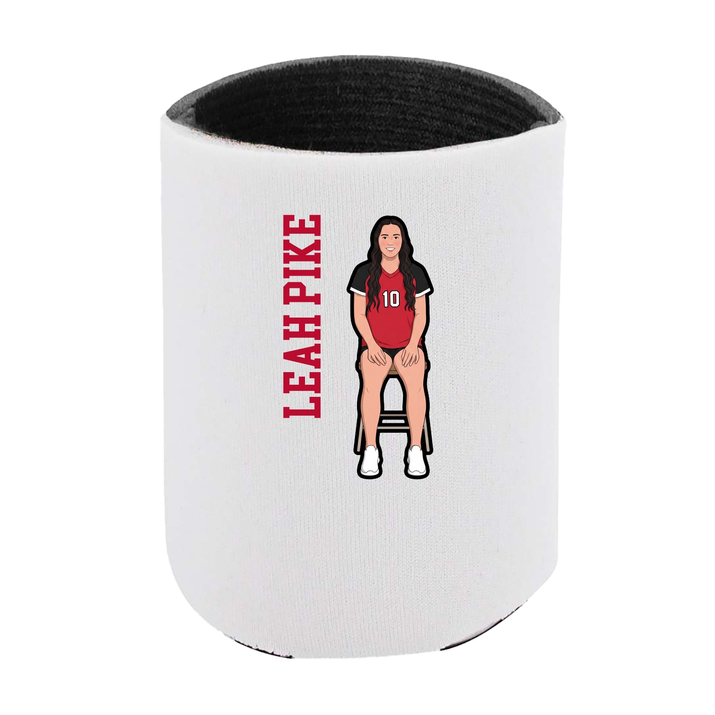 Can Holder — Name Vertical in White