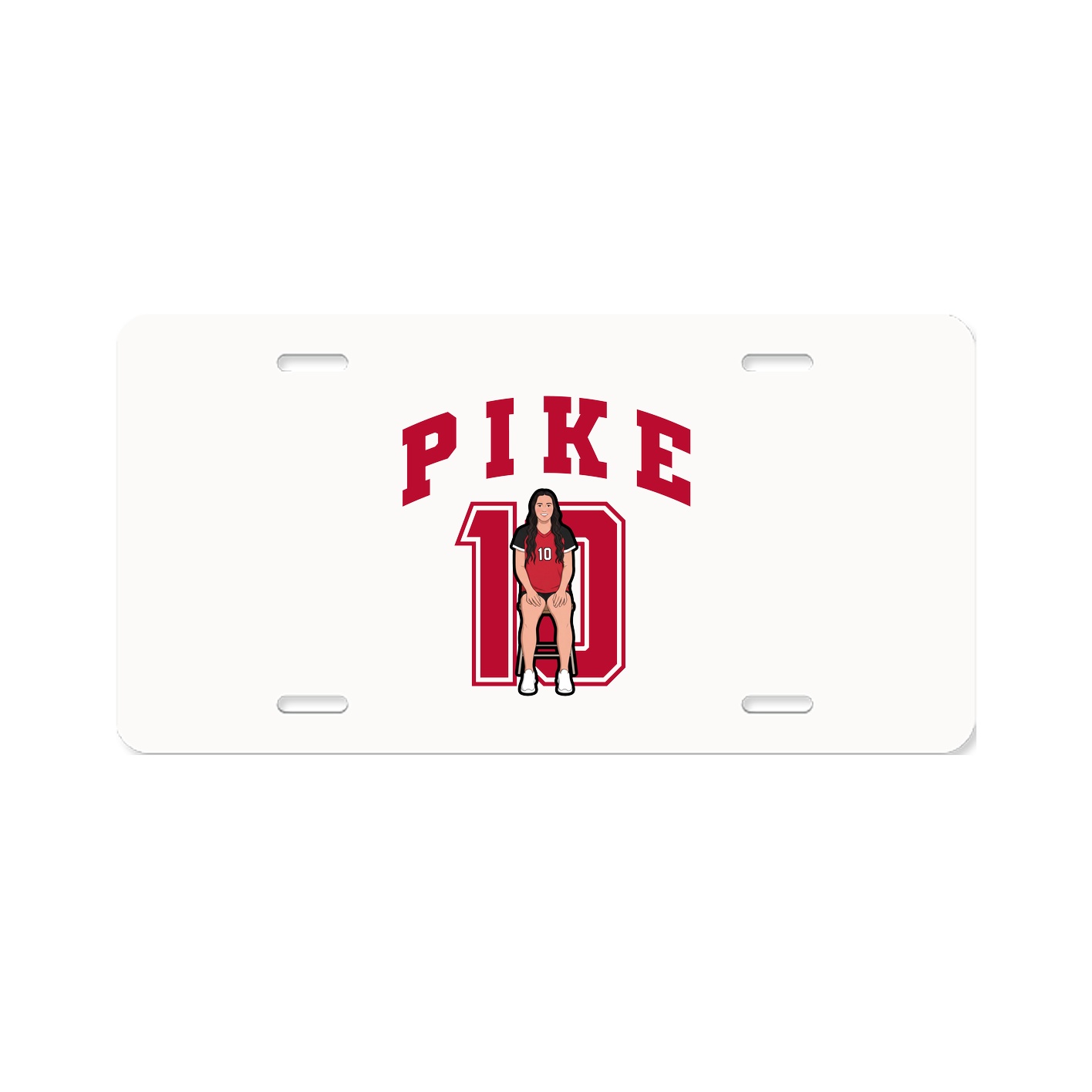 License Plate — Number in Classic