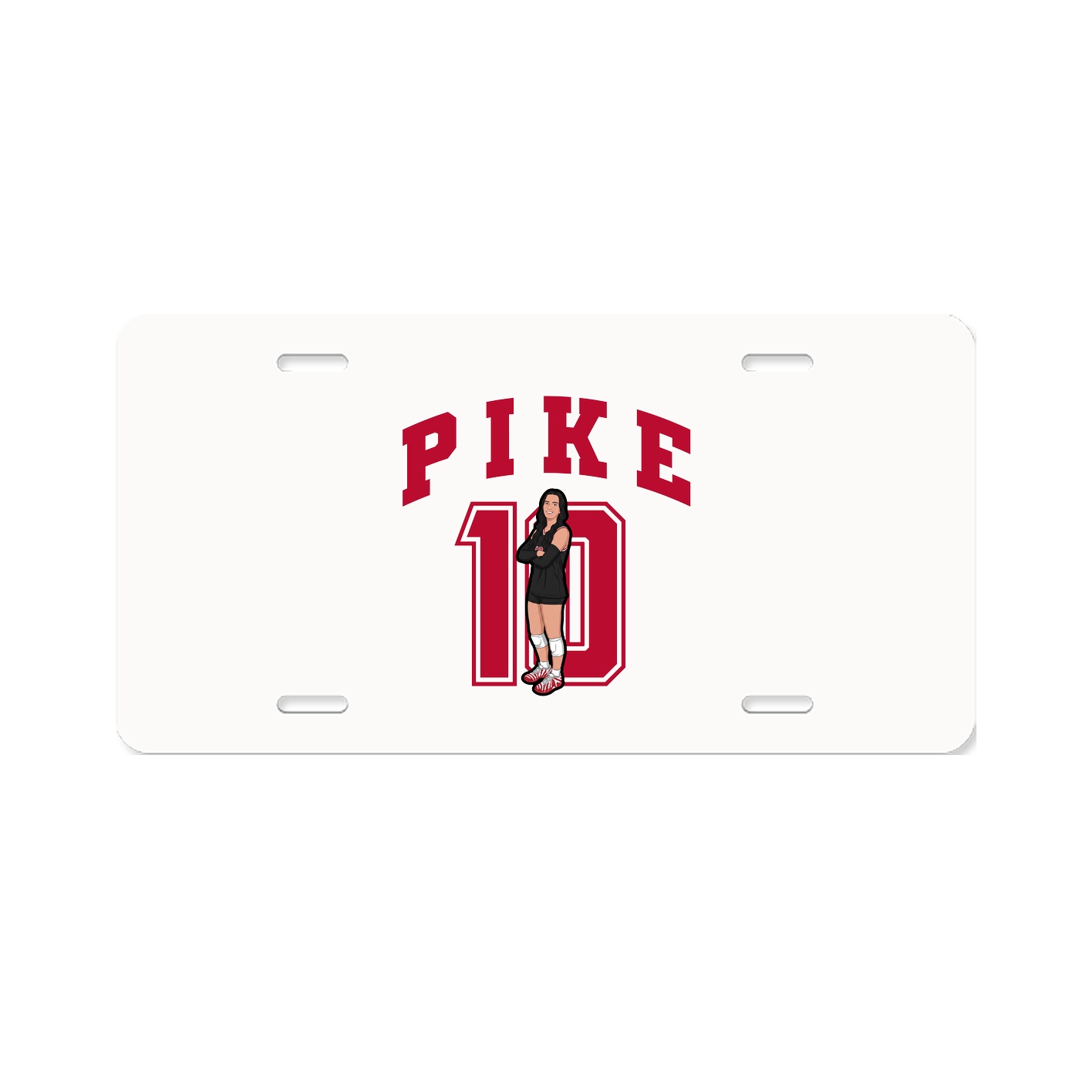 License Plate — Number in Classic