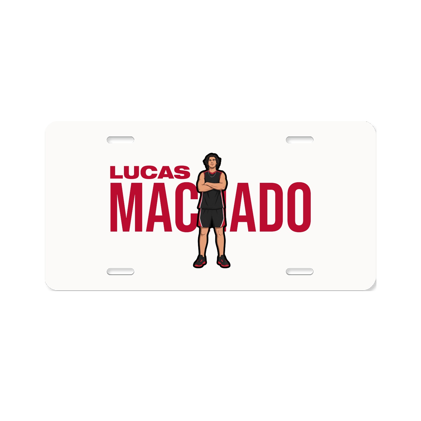 License Plate — Player Name in Classic
