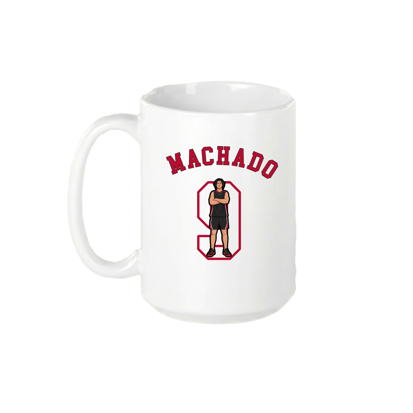 15oz Coffee Mug — Shirsey Arch in White