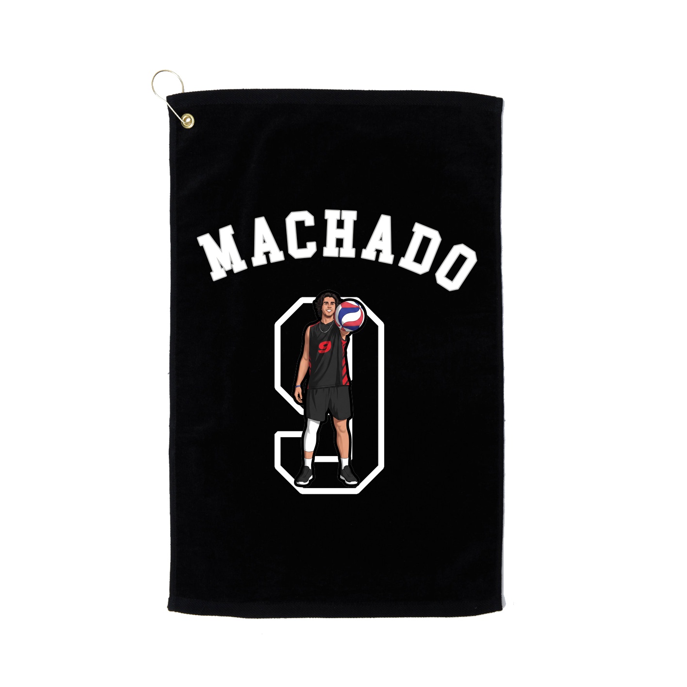 Golf Towel — Shirsey Arch in Black