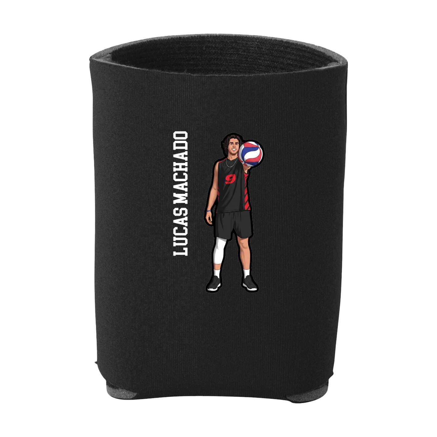 Can Holder — Name Vertical in Black