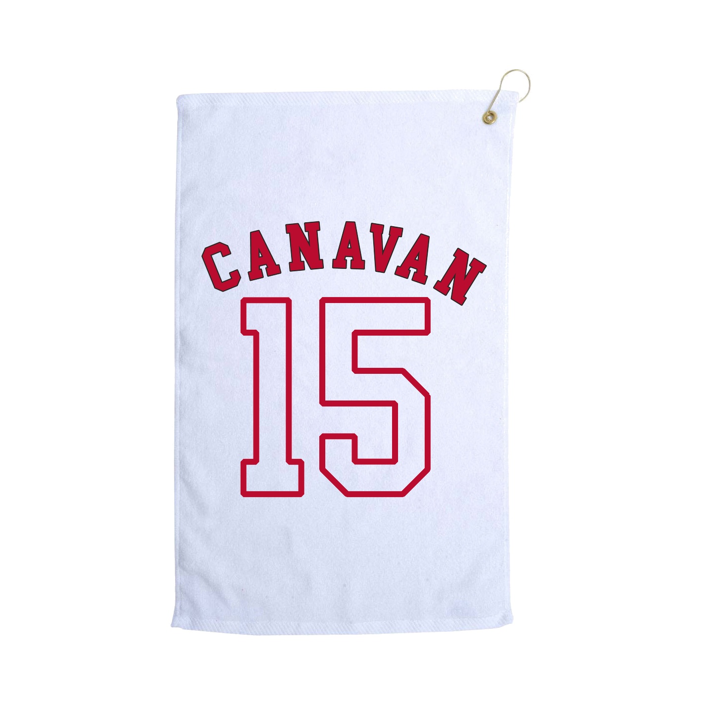 Golf Towel — Shirsey Arch in White