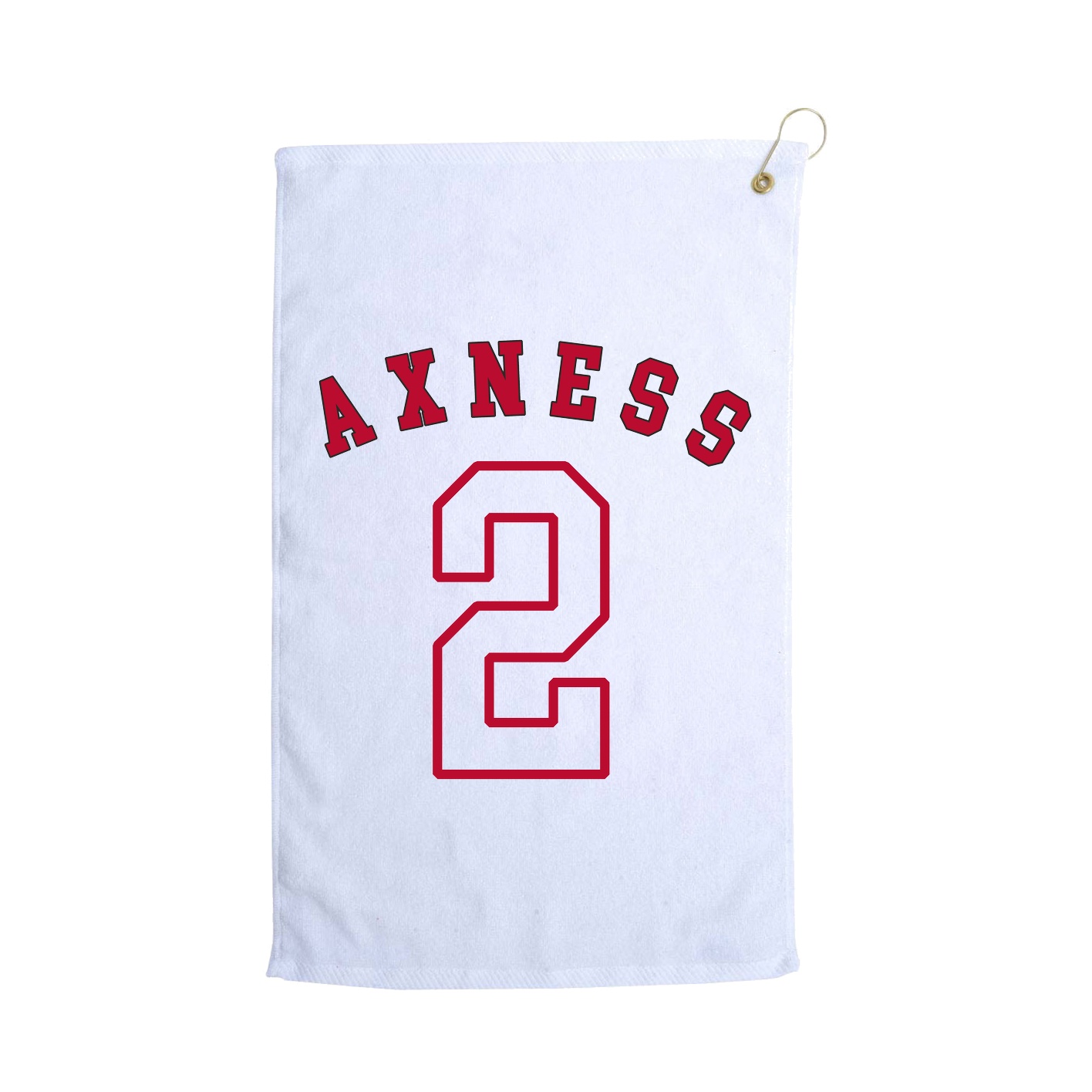 Golf Towel — Shirsey Arch in White