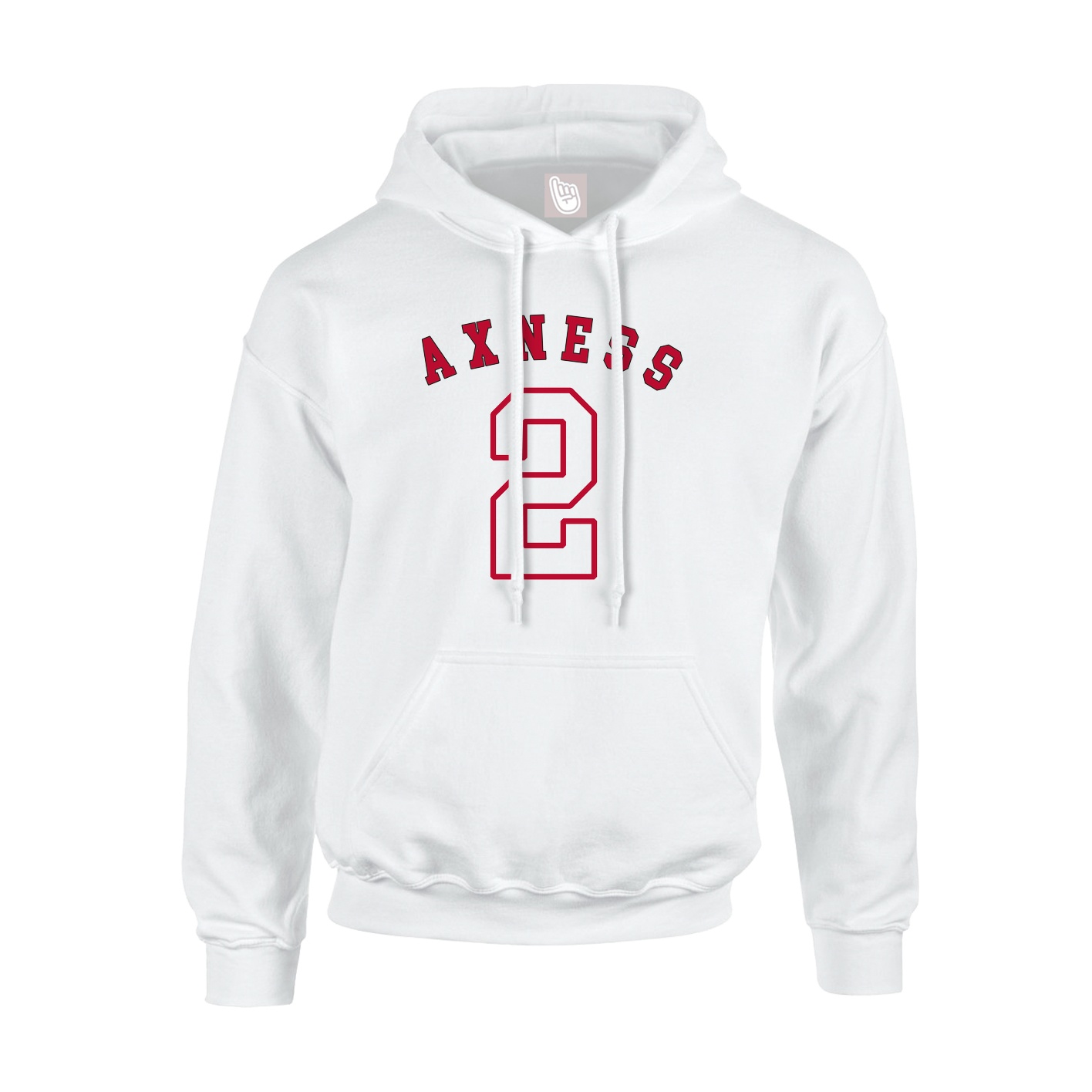 Youth Hoodie — Shirsey Arch in White