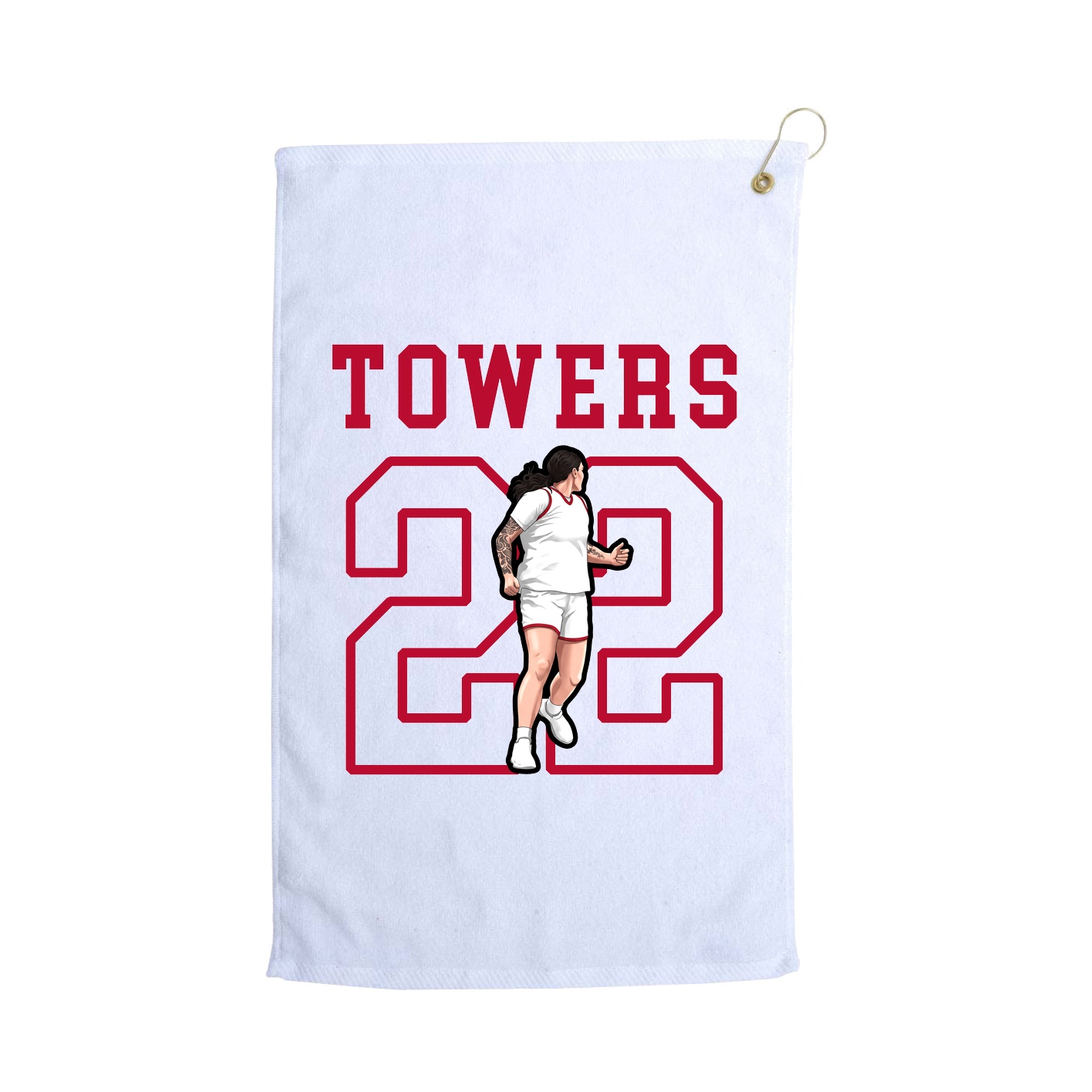 Golf Towel — Shirsey in White