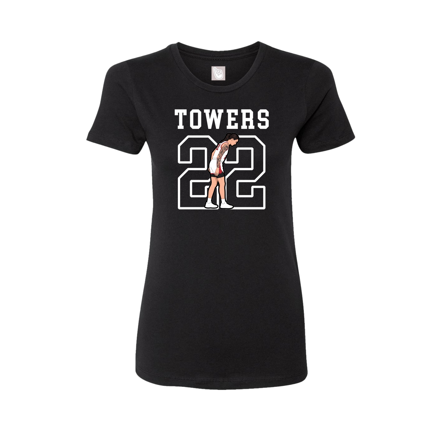 Fitted Women's Tee — Shirsey in Black