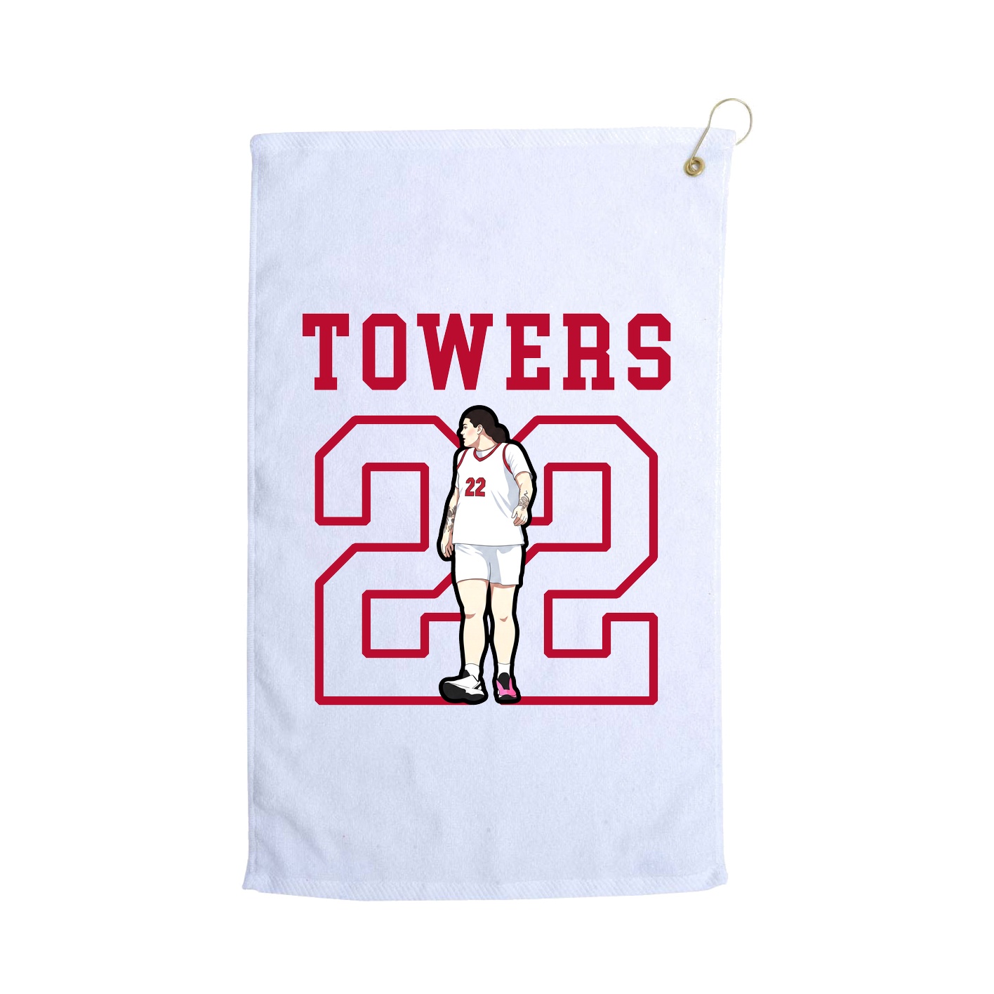 Golf Towel — Shirsey in White