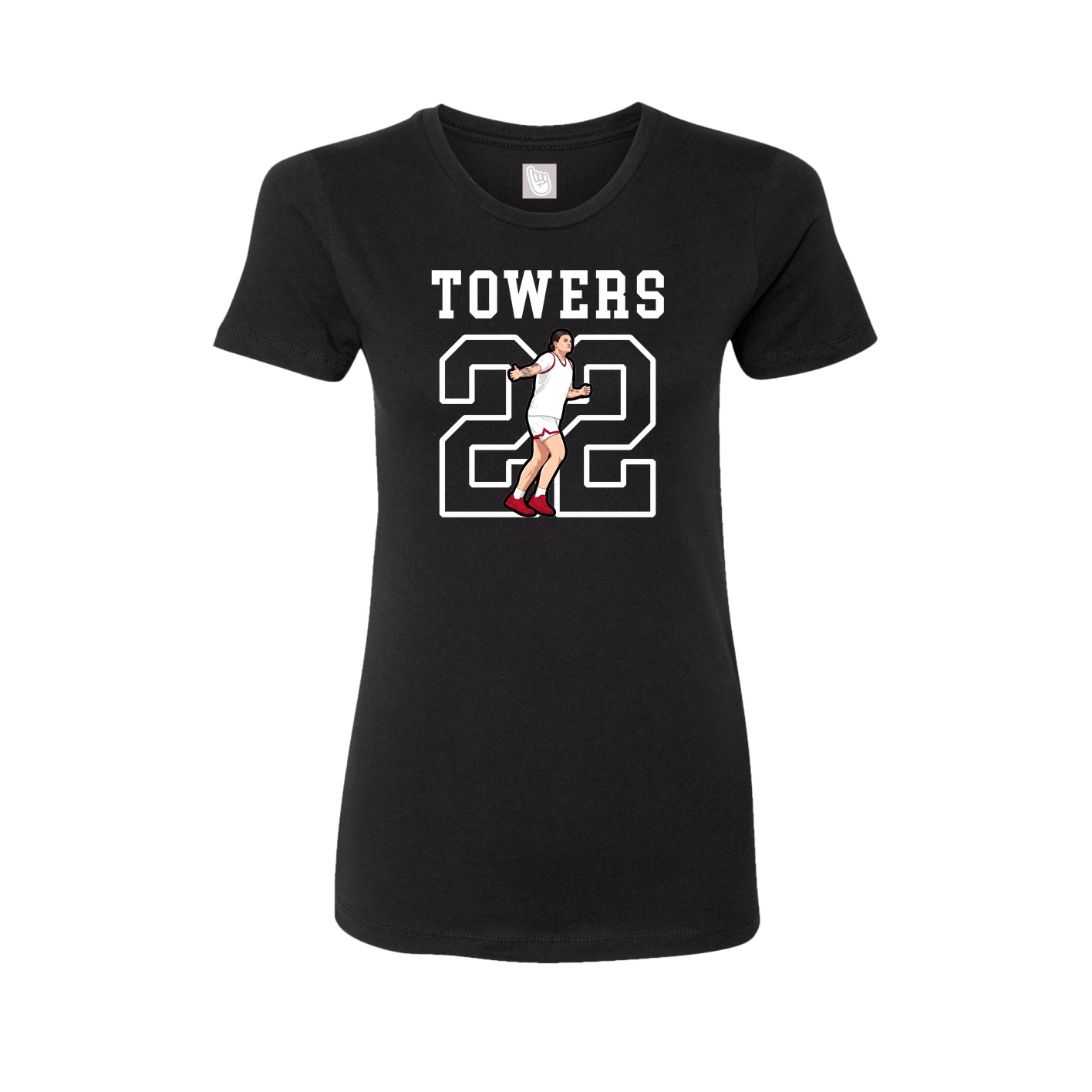 Fitted Women's Tee — Shirsey in Black