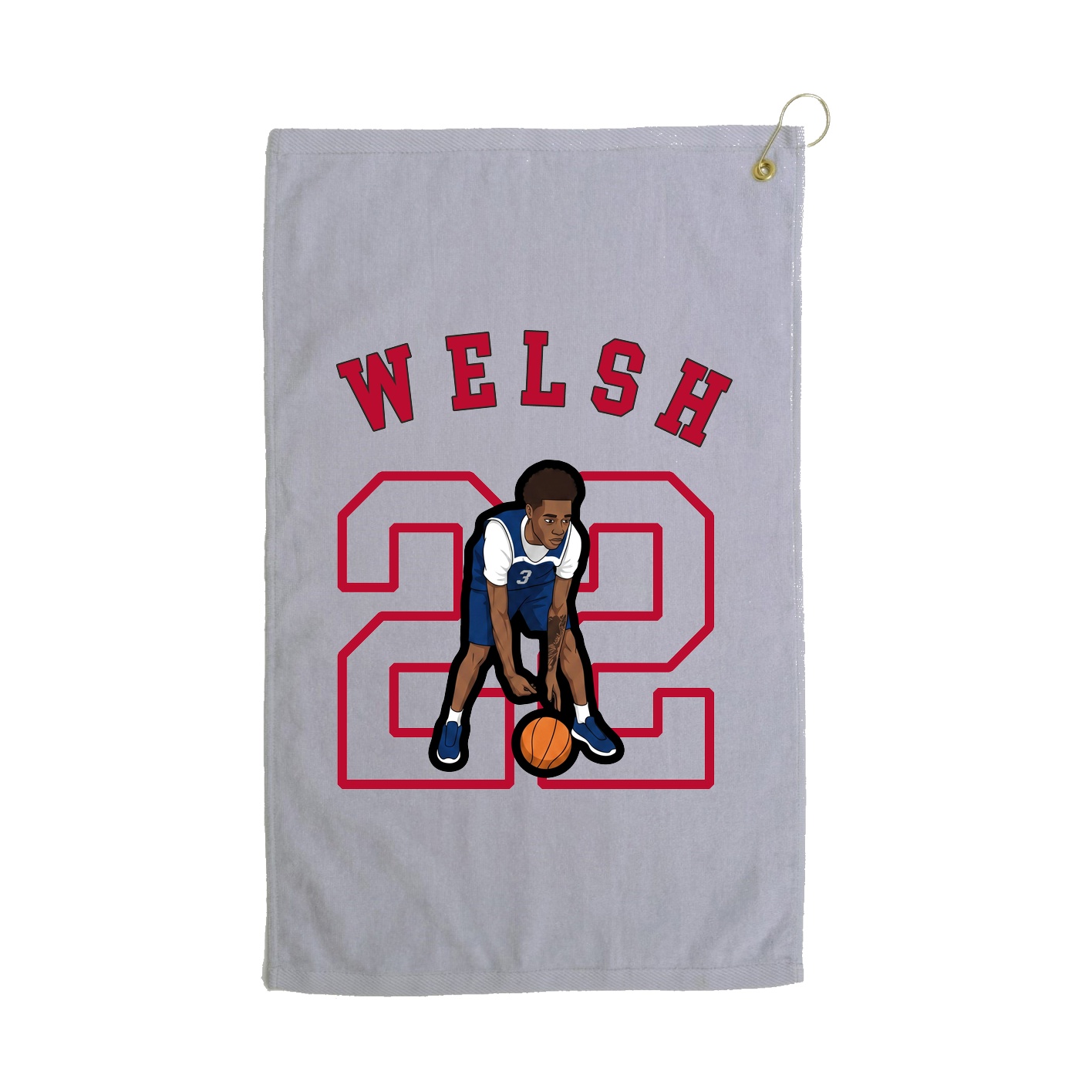Golf Towel — Shirsey Arch in Grey
