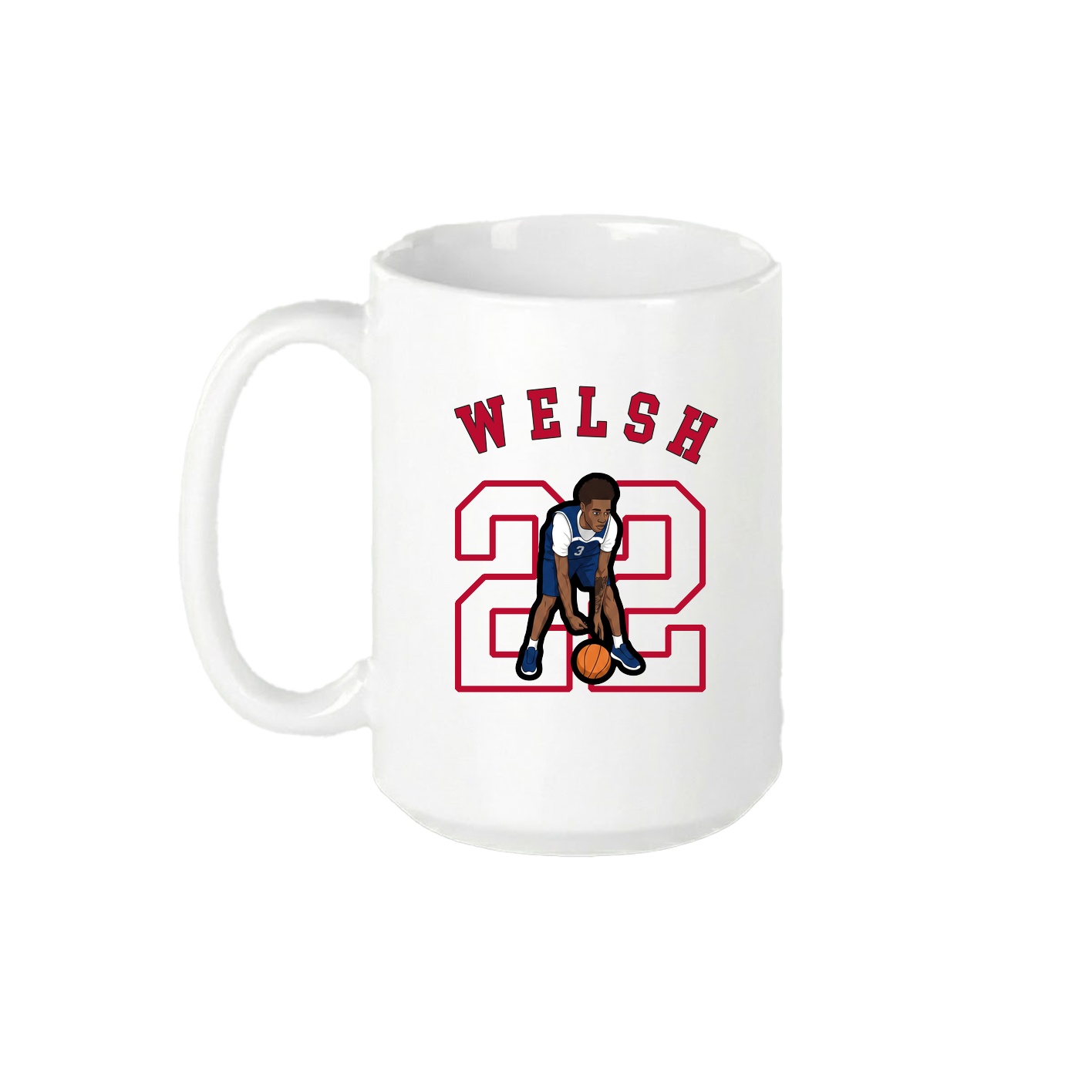 15oz Coffee Mug — Shirsey Arch in White