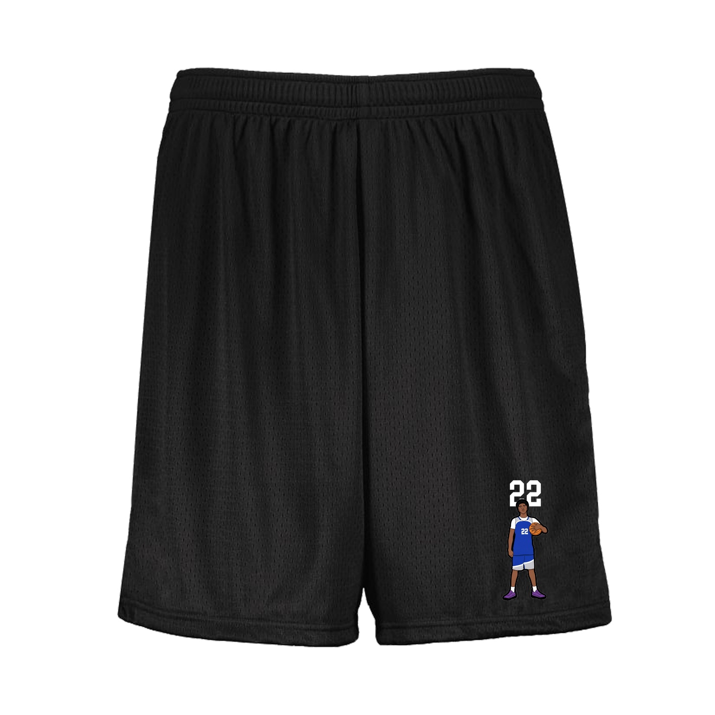 Shorts — Number Top in Black
