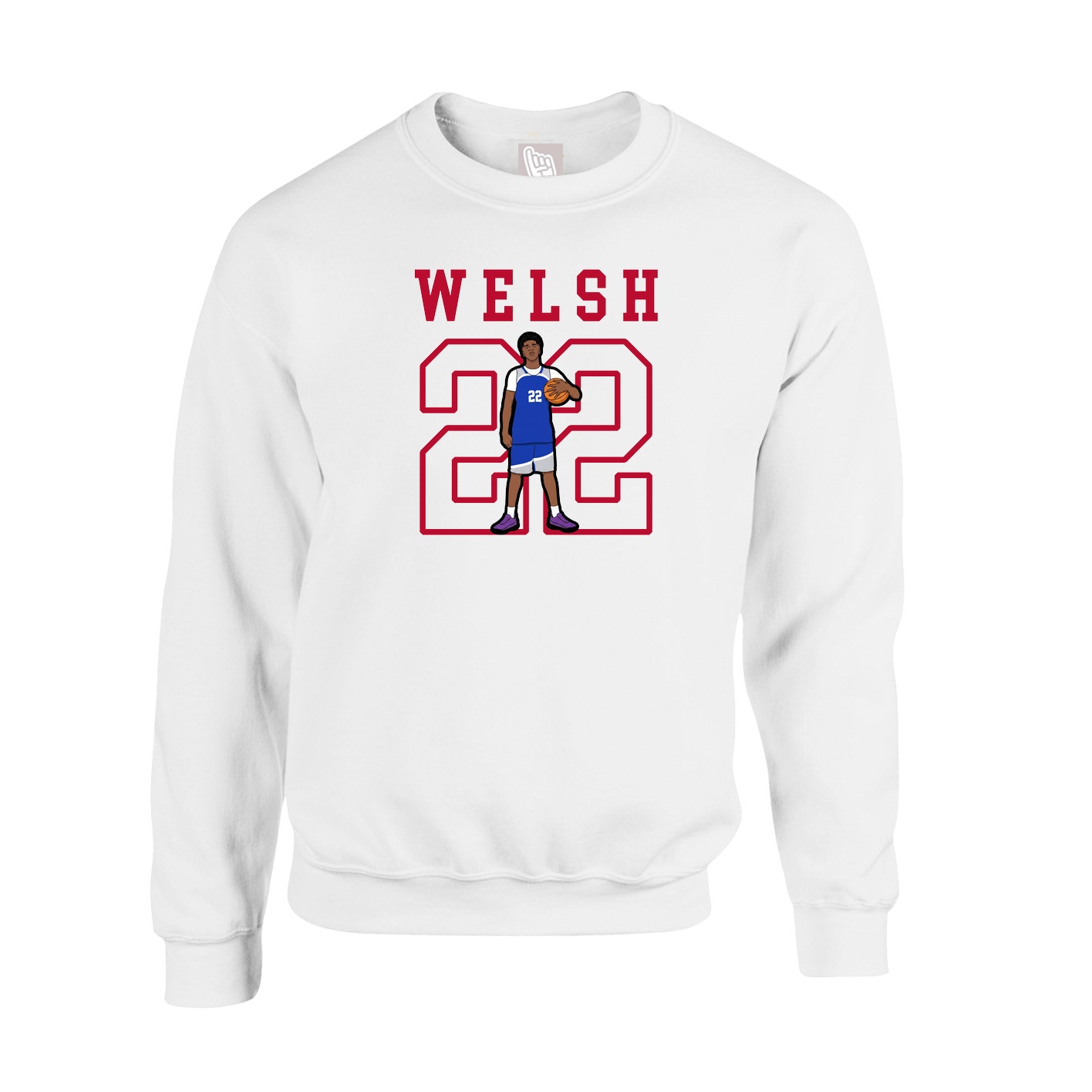 Fleece Crew — Shirsey in White