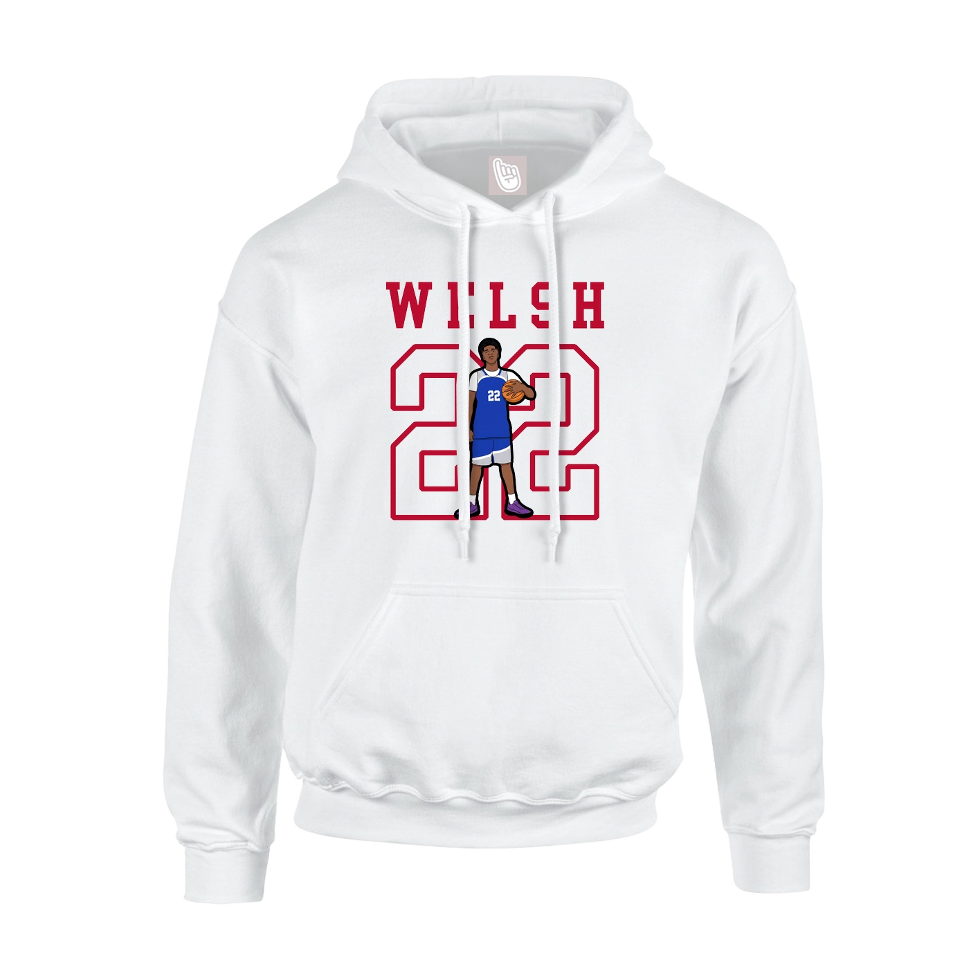 Youth Hoodie — Shirsey in White
