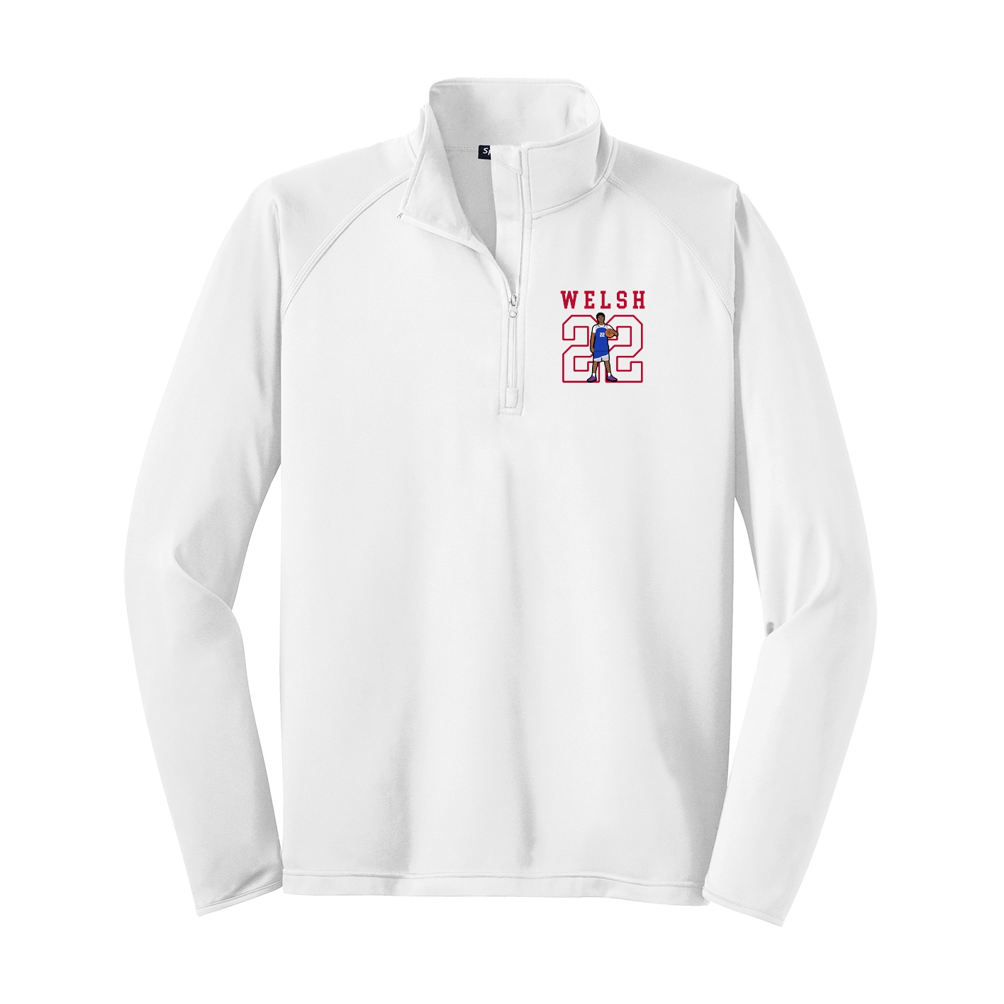 Q-Zip Pullover — Shirsey in White
