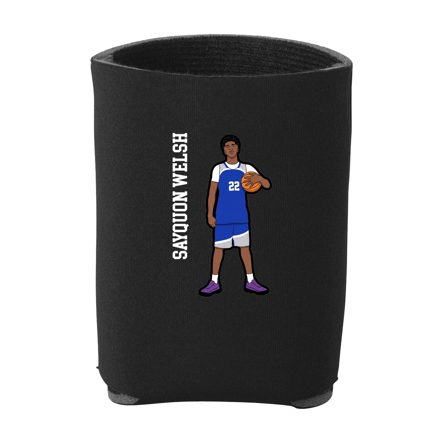 Can Holder — Name Vertical in Black