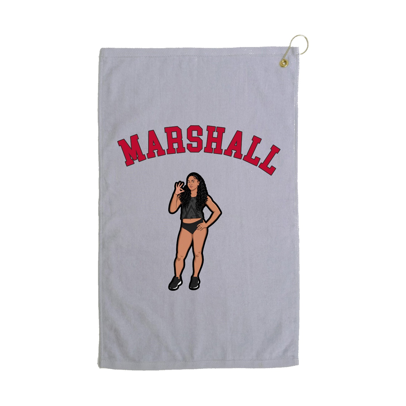 Golf Towel — Shirsey Arch in Grey