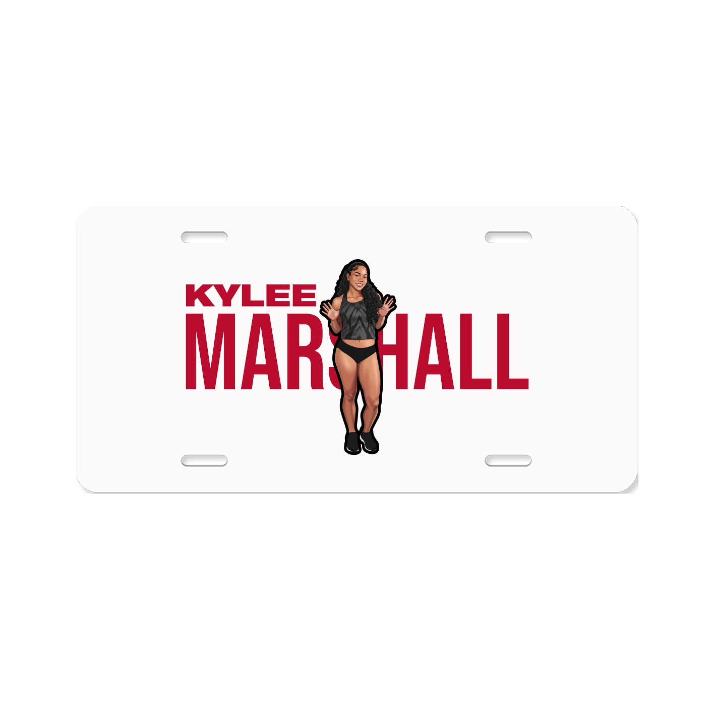 License Plate — Player Name in Classic