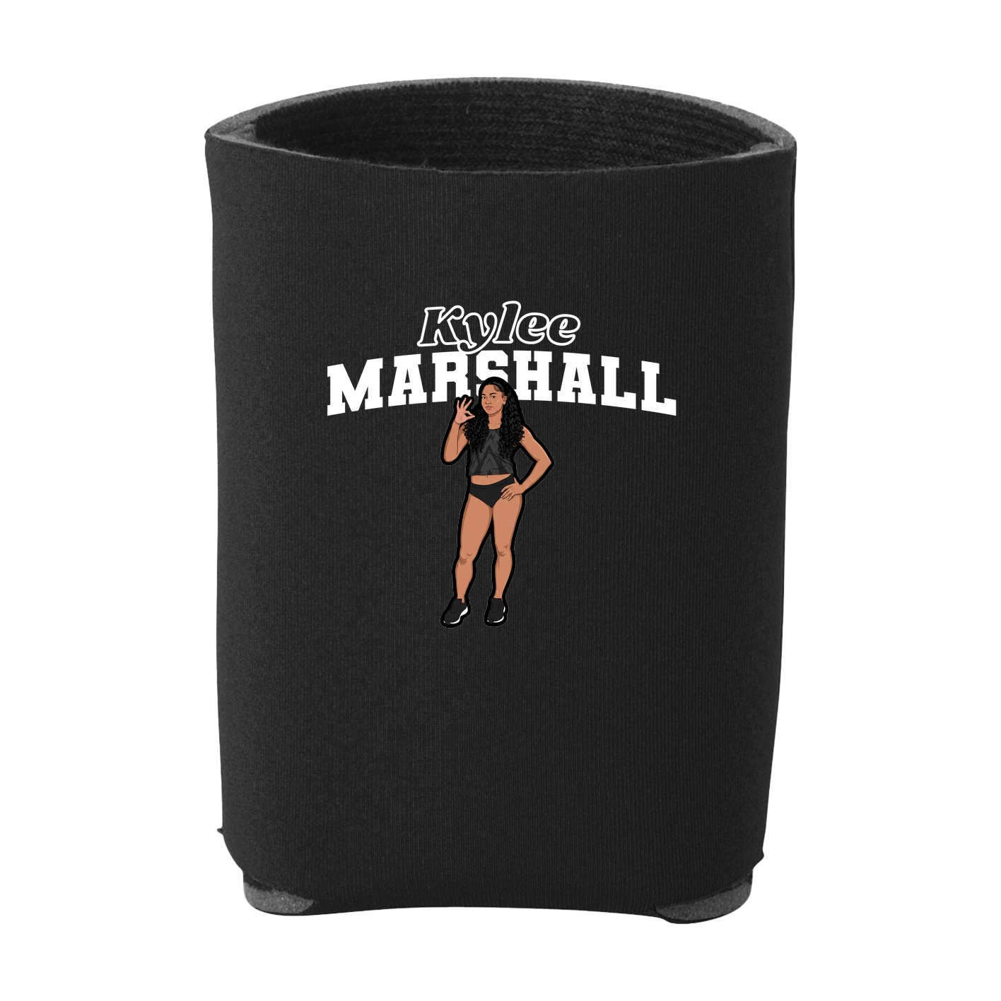 Can Holder — Name Arch in Black