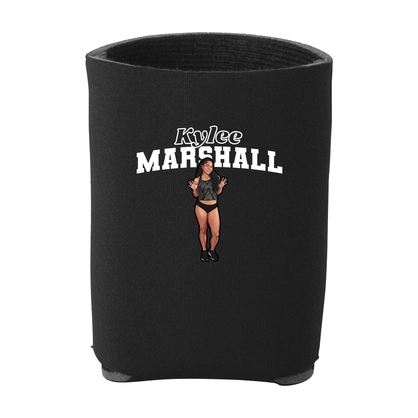Can Holder — Name Arch in Black