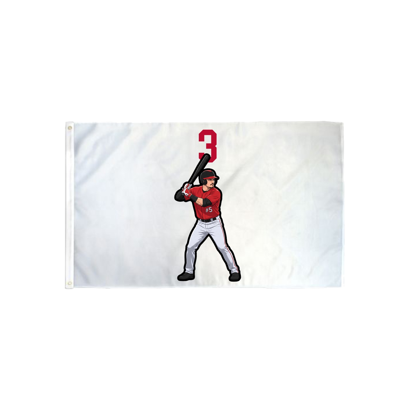 3x5 Flag — Number Top in Classic
