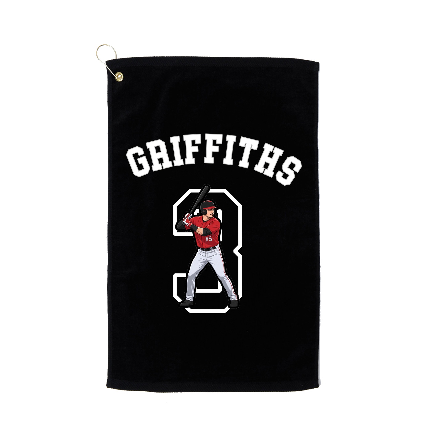 Golf Towel — Shirsey Arch in Black