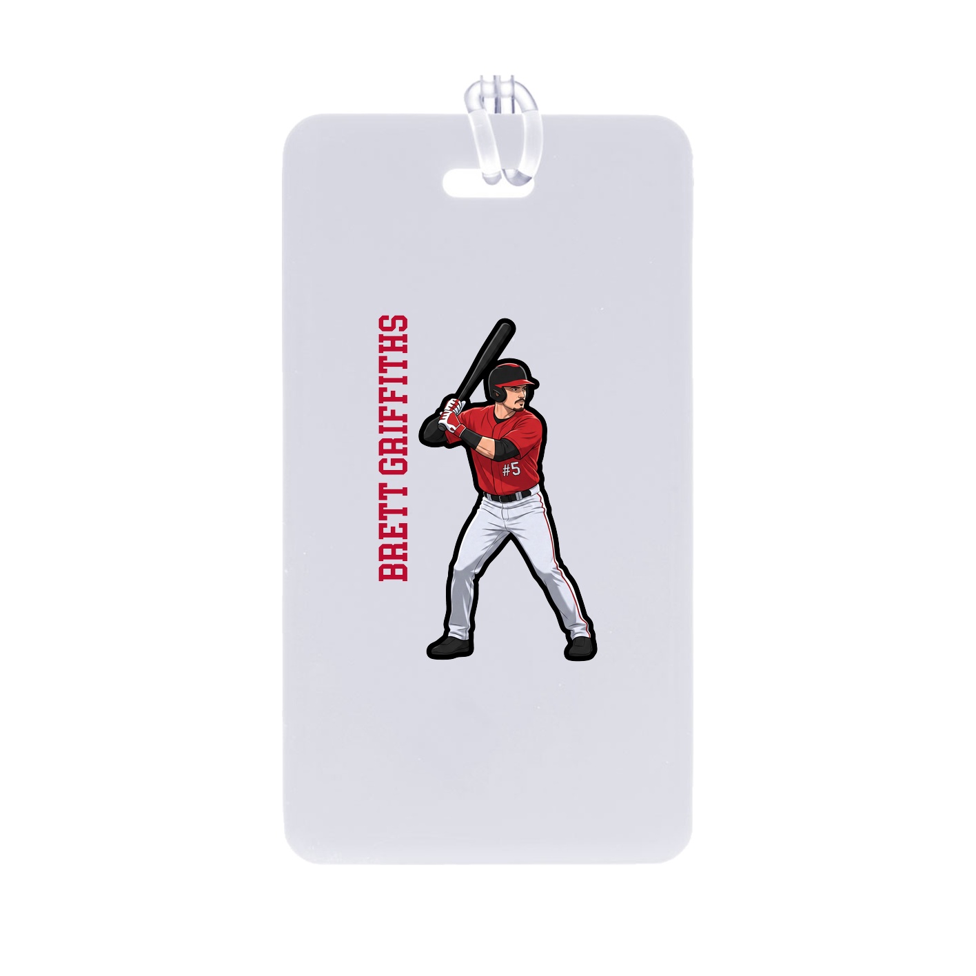 Bag Tag — Name Vertical in Classic