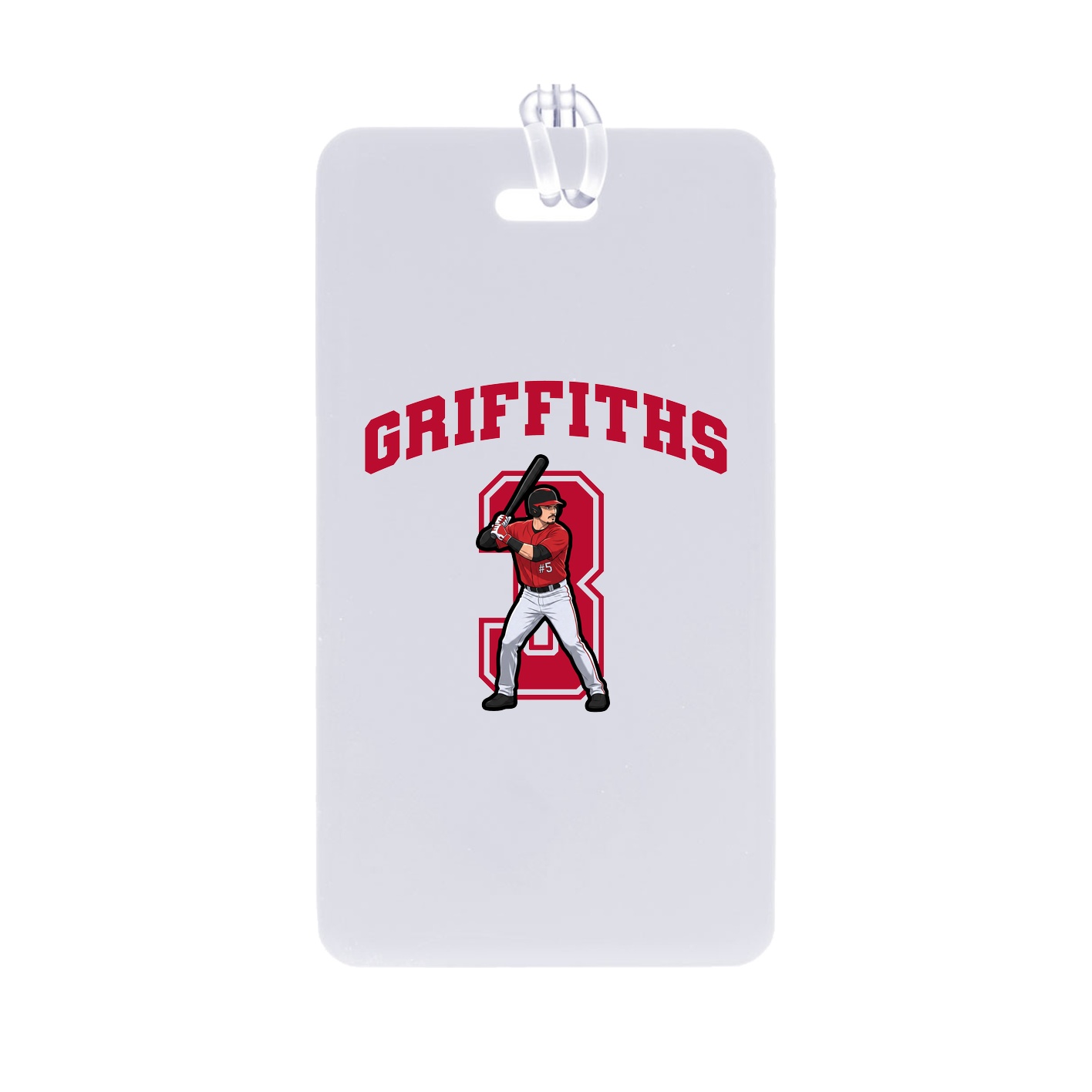 Bag Tag — Number in Classic