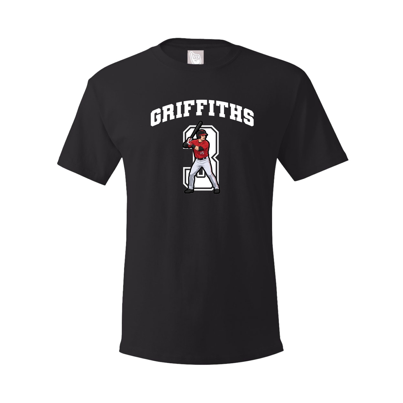 Youth Tee — Number in Black