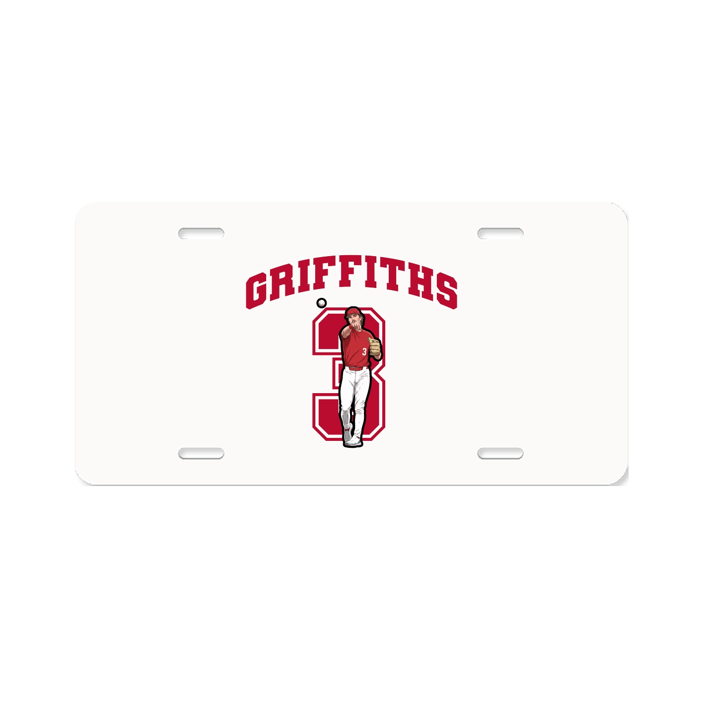 License Plate — Number in Classic