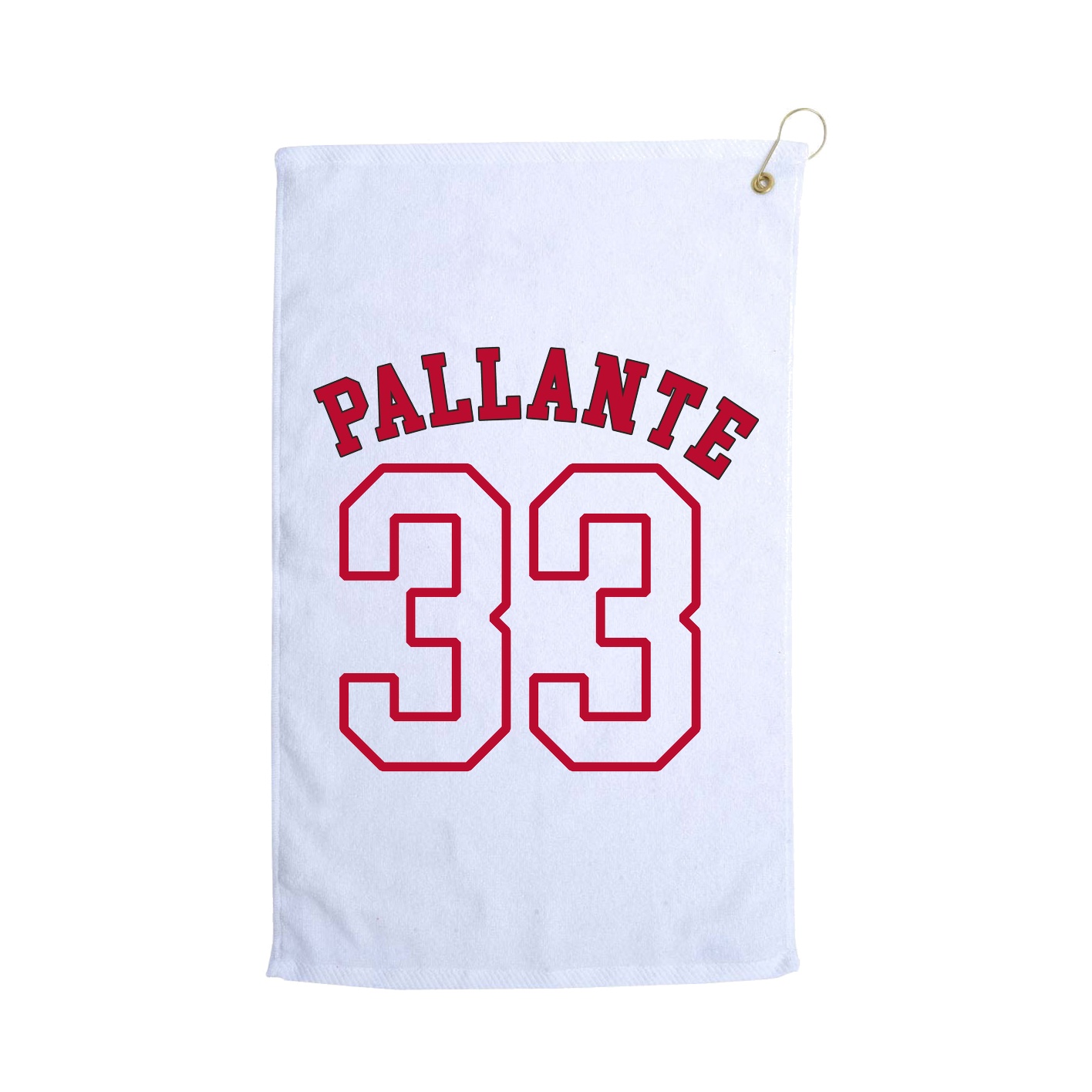 Golf Towel — Shirsey Arch in White