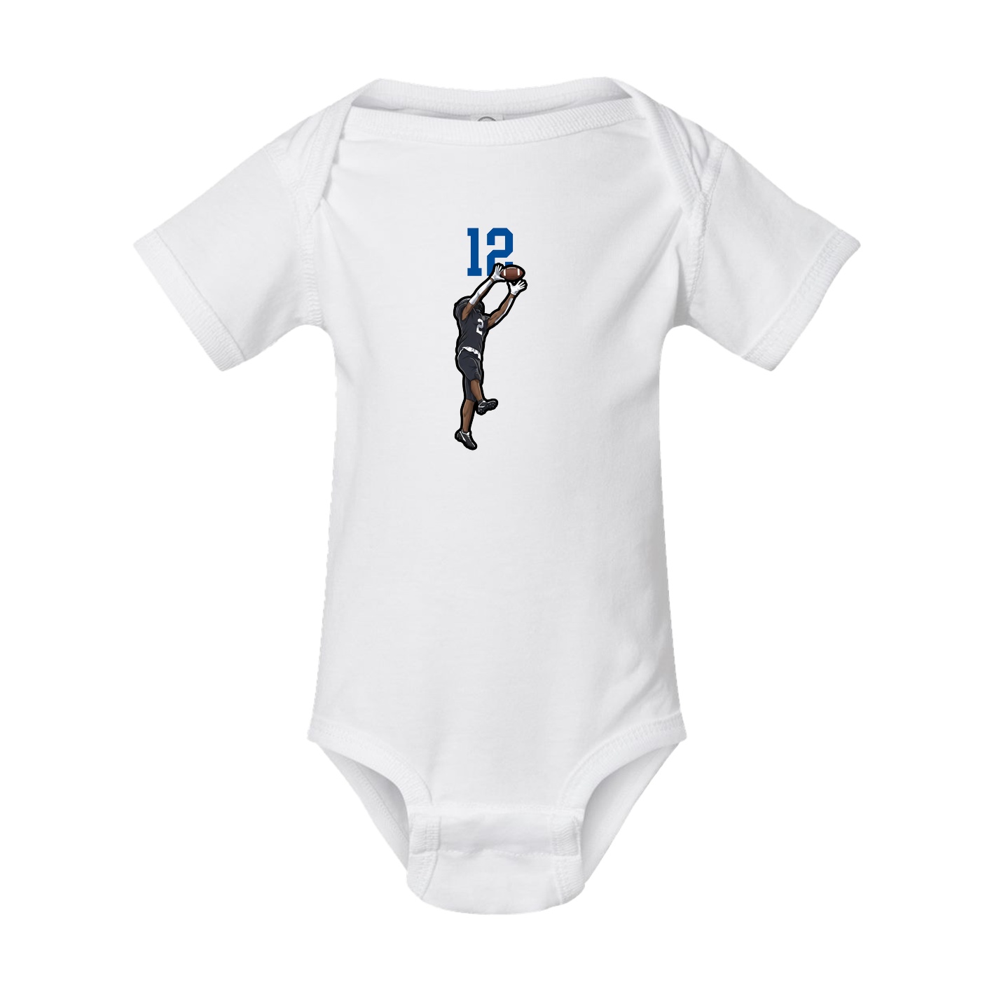 Baby Onesie — Number Top in White