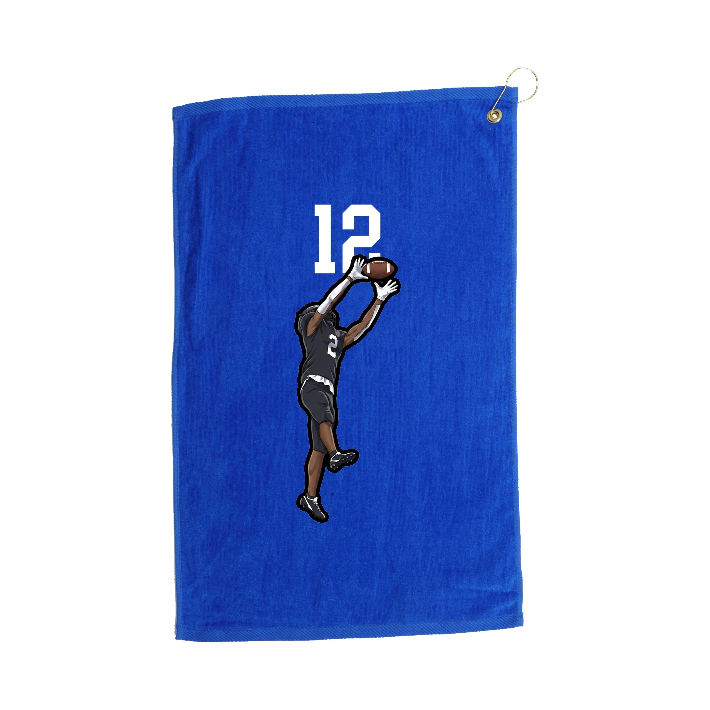 Golf Towel — Number Top in Royal