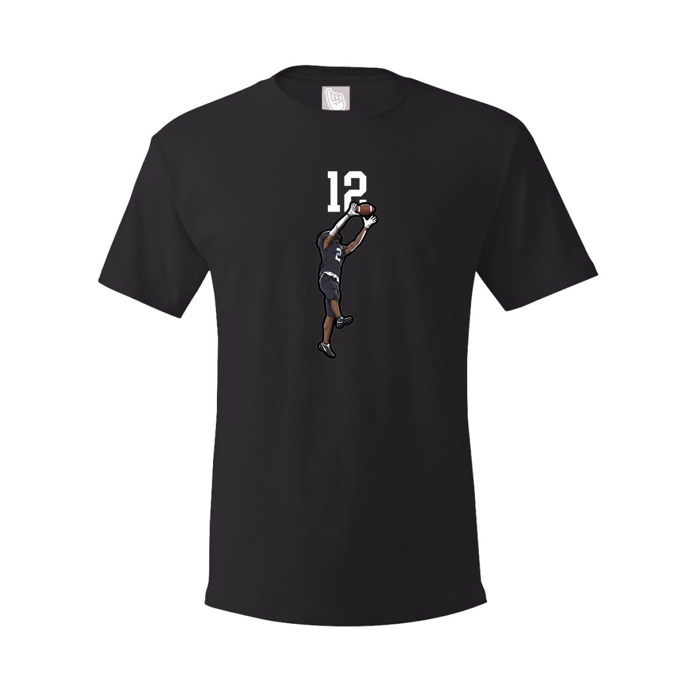 Youth Tee — Number Top in Black