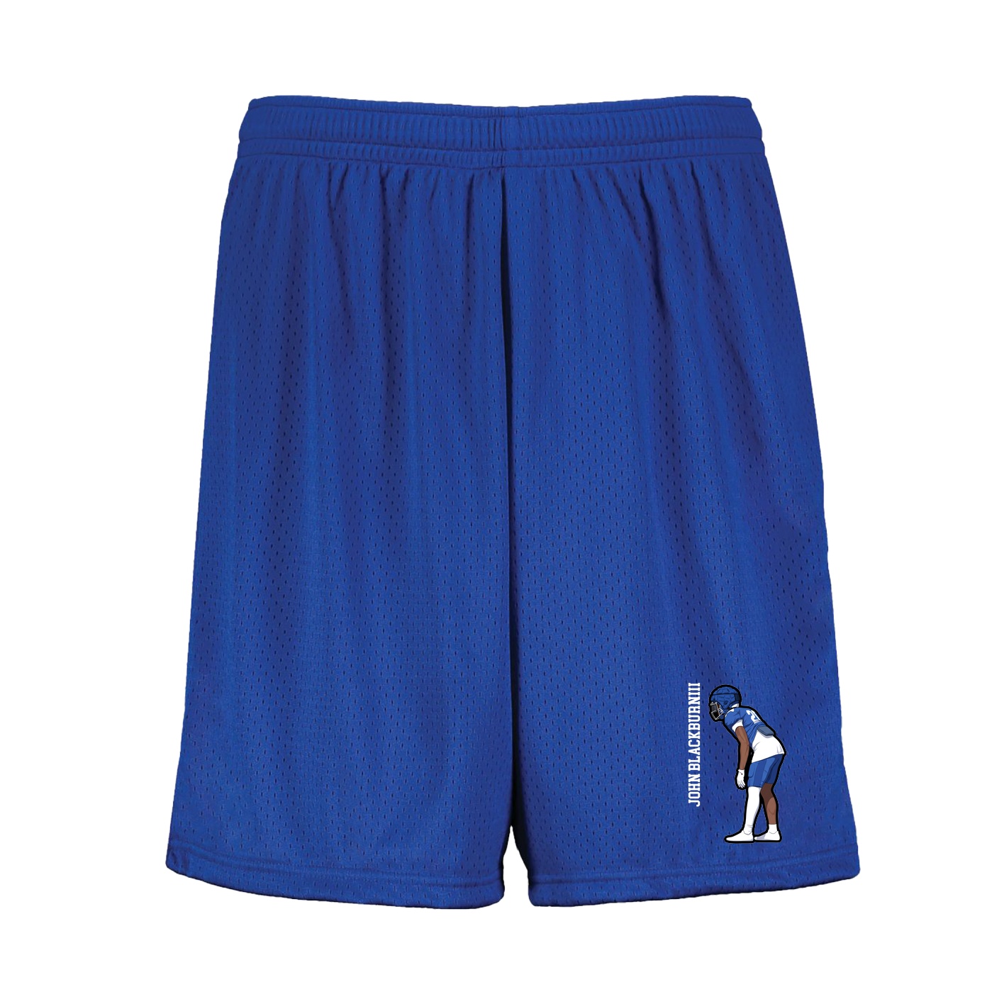 Shorts — Name Vertical in Royal