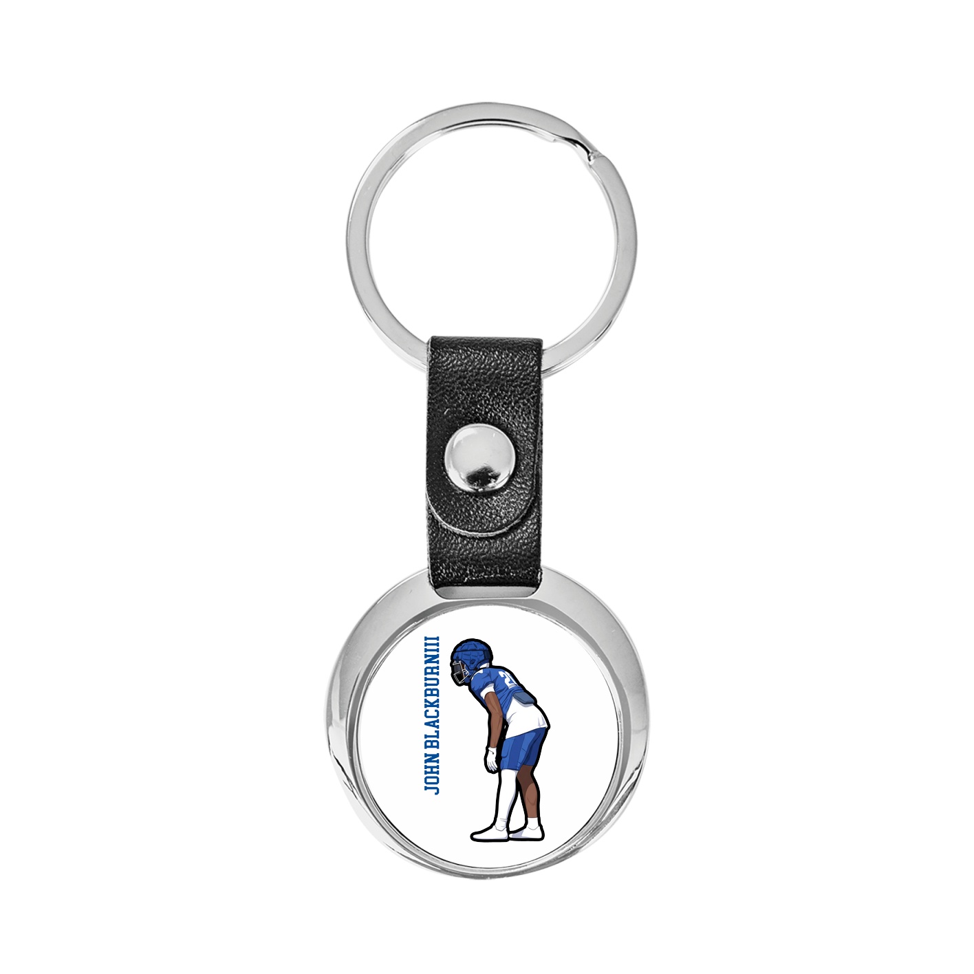 Key Chain — Name Vertical in Classic