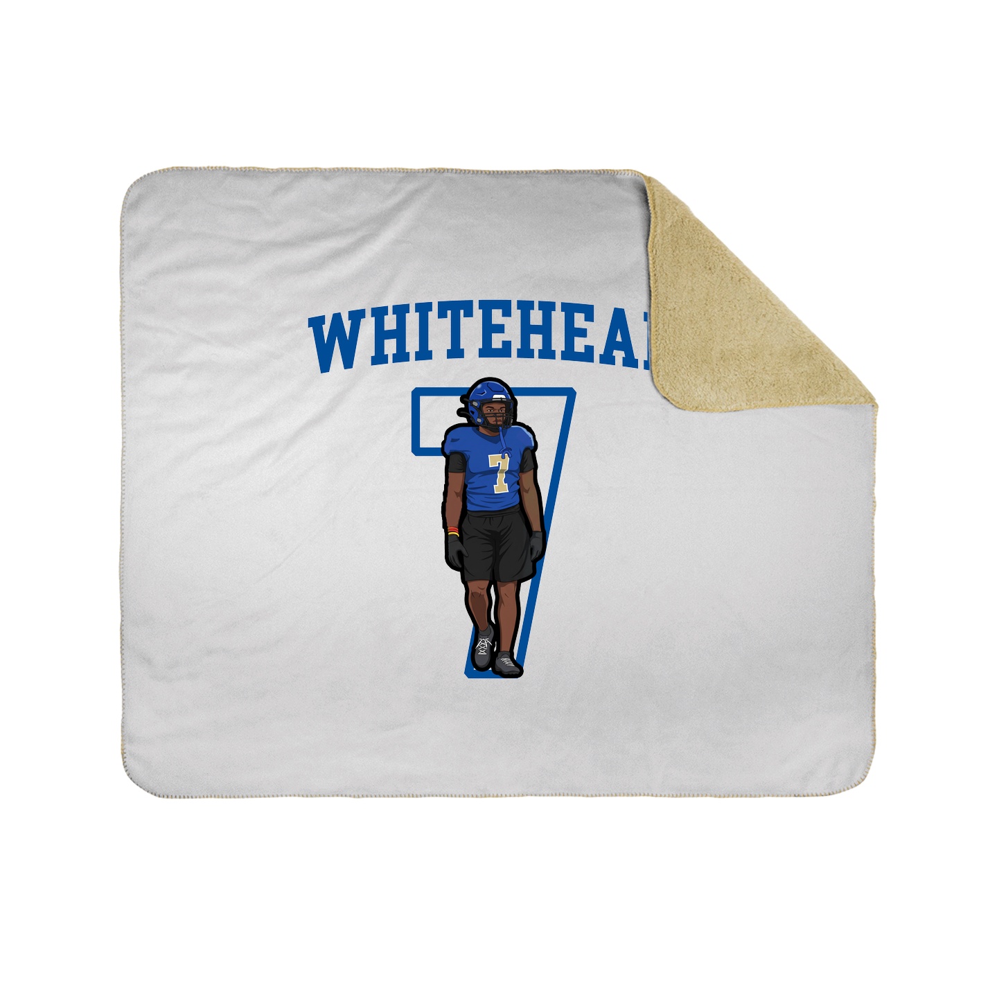 Throw Blanket — Shirsey in White
