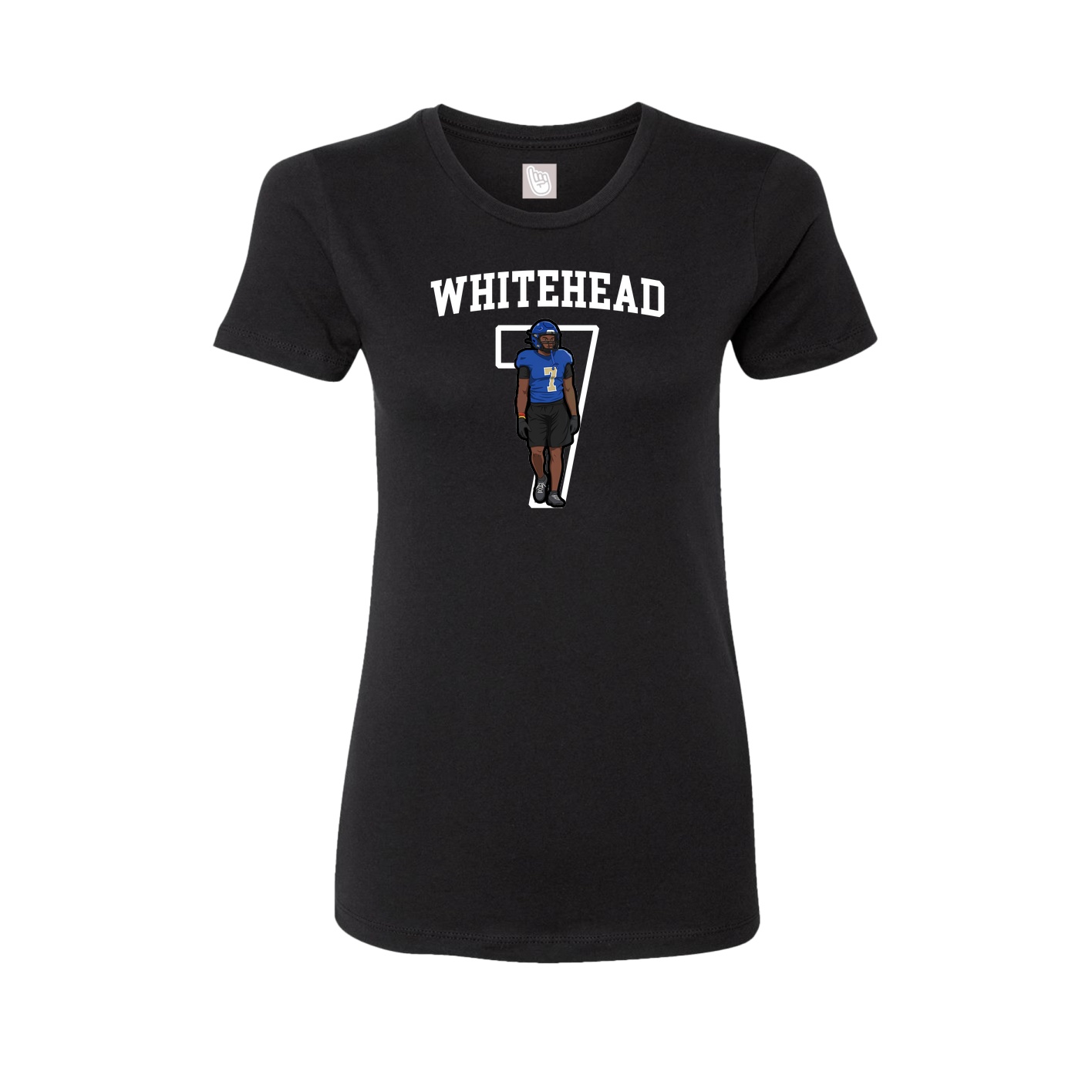 Fitted Women's Tee — Shirsey in Black