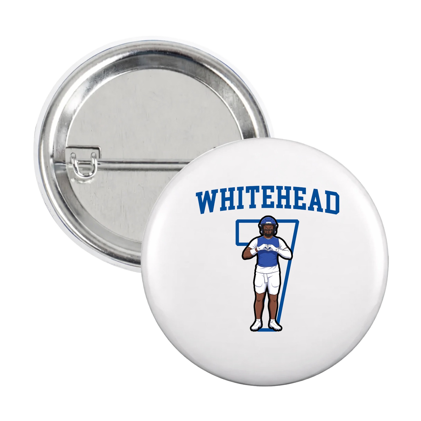 Game Day Button — Shirsey in White