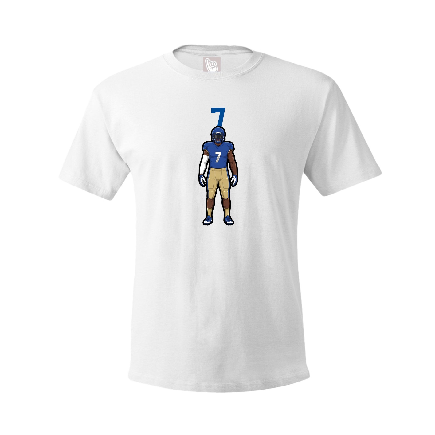 Tee — Number Top in White