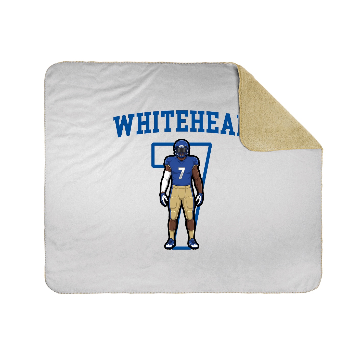 Throw Blanket — Shirsey in White