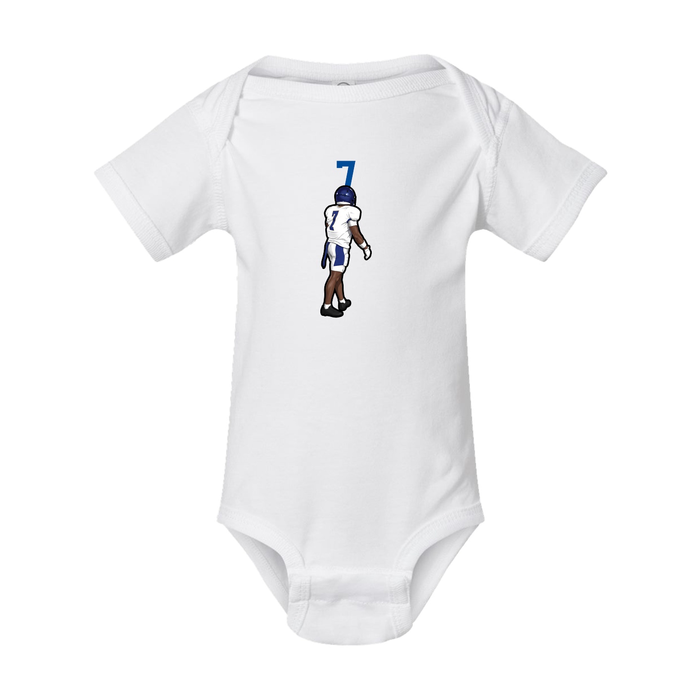 Baby Onesie — Number Top in White
