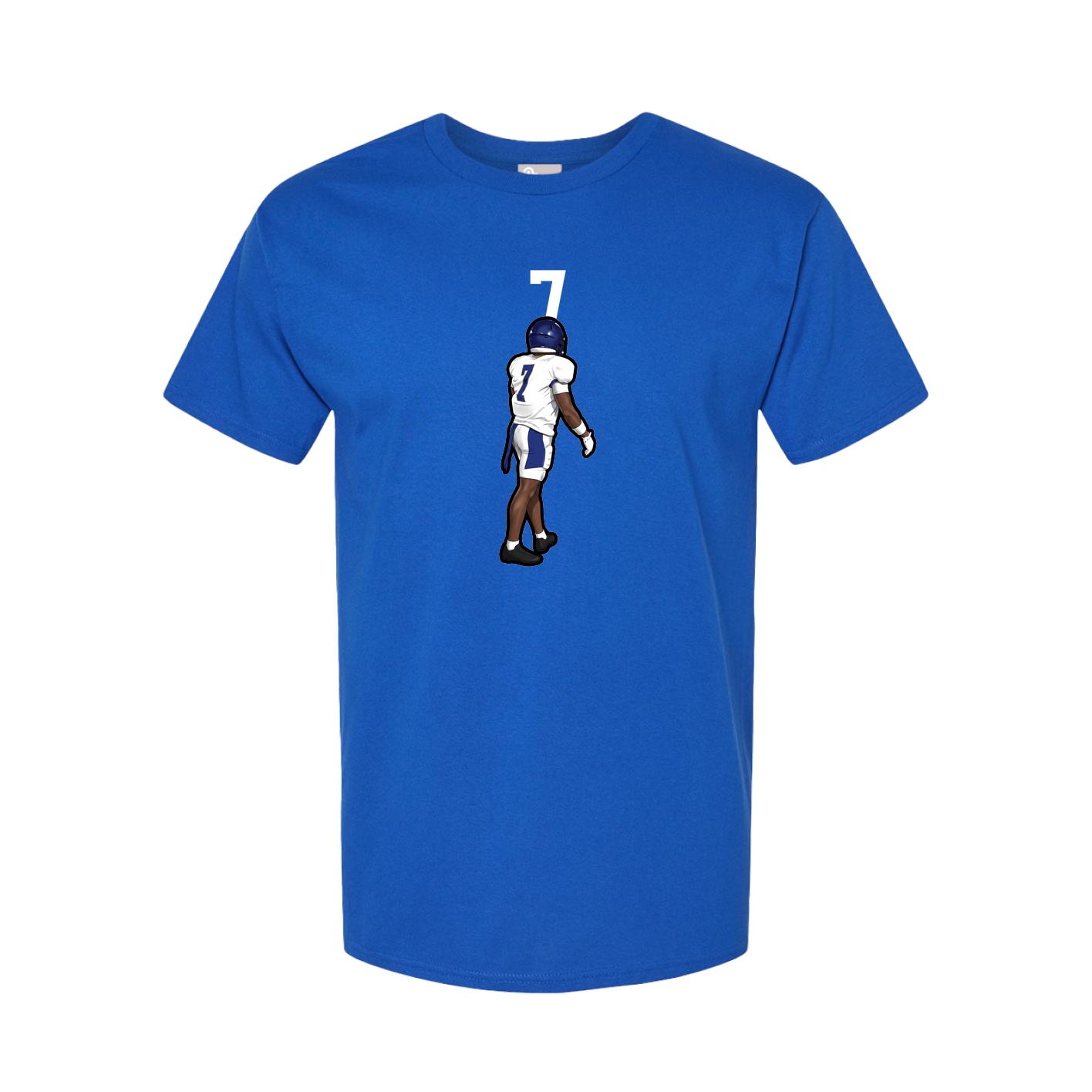 Youth Tee — Number Top in Royal