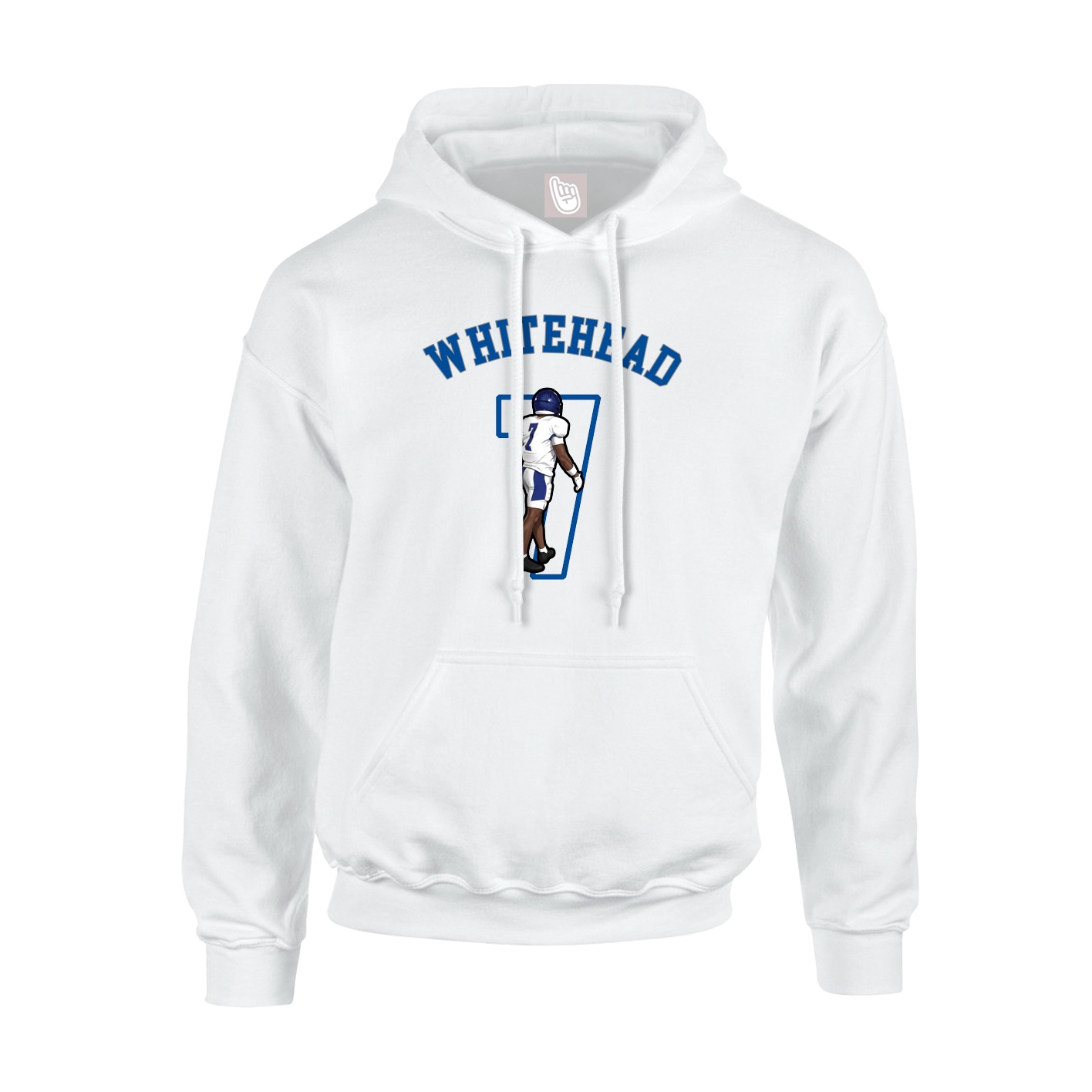 Hoodie — Shirsey Arch in White