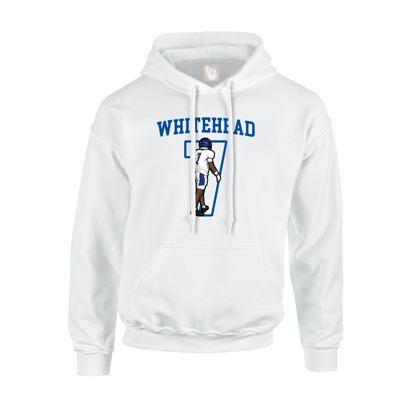 Hoodie — Shirsey in White