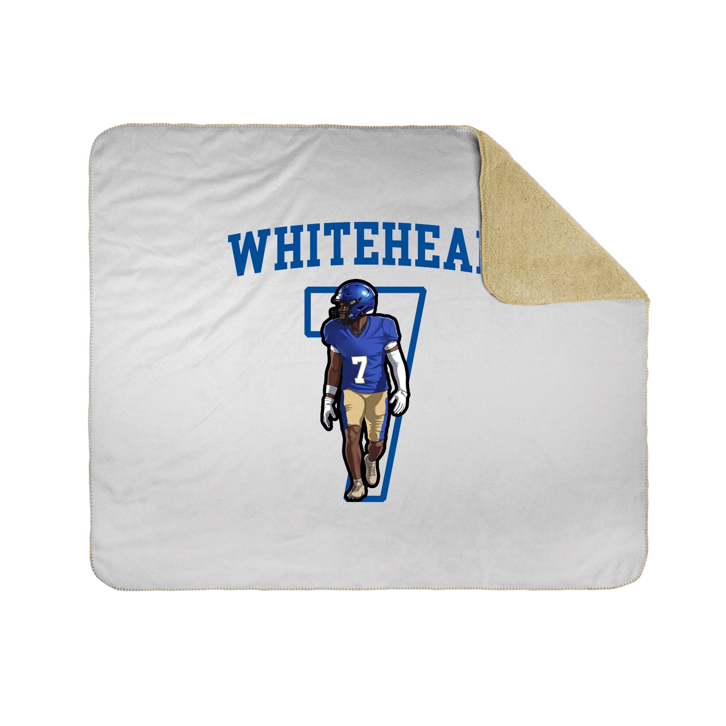 Throw Blanket — Shirsey in White